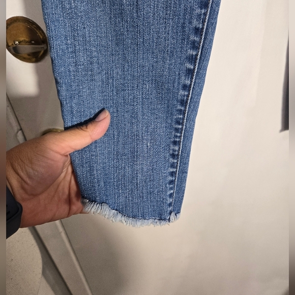 Madewell 10" High Rise Skinny Jeans Tulip Hem Sz 29 - Picture 7 of 12